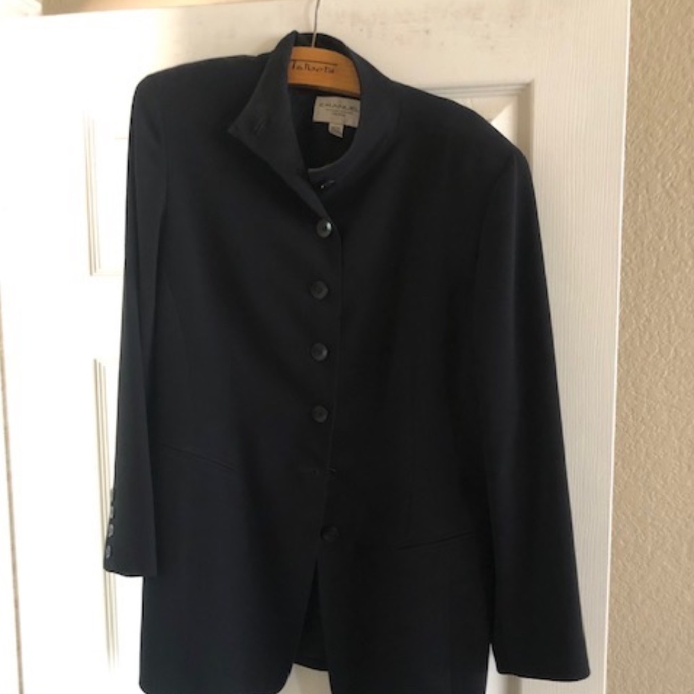 Long Black Suit Coat